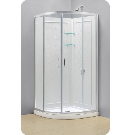 DreamLine Prime-DL-615 Prime Shower Enclosure, Base and Backwall Kit