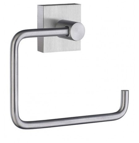Smedbo RS341 House Toilet Roll Euro Holder Without Lid in Brushed Chrome