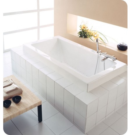Neptune ZEN3266 Zen 66" x 32" Customizable Rectangular Bathroom Tub