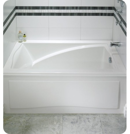 Neptune DJ3260 Delight 60" x 32" Customizable Rectangular Bathroom Tub with Integral Skirt