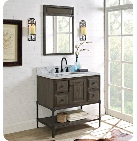Fairmont Designs 1401-36 Toledo 36 inch Traditional Bathroom Vanity in a Grey Finish