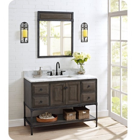 Fairmont Designs 1401-48 Toledo 48 inch Traditional Bathroom Vanity in a Grey Finish