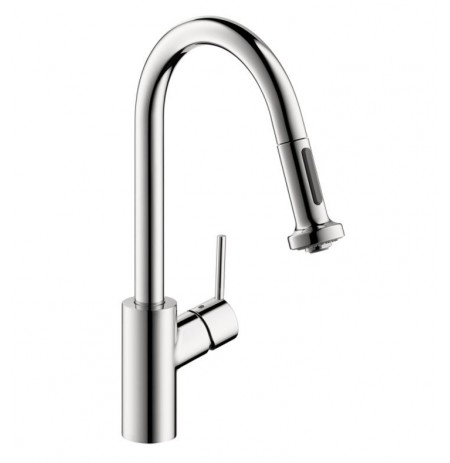 Hansgrohe 14877 Talis S 2-Spray HighArc Pull Down Kitchen Faucet