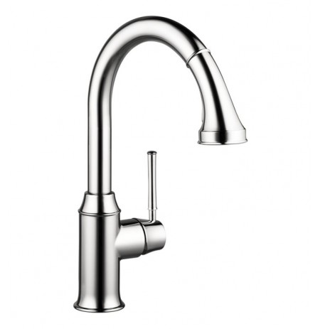 Hansgrohe 04215 Talis C 2-Spray HighArc Pull-Down Kitchen Faucet