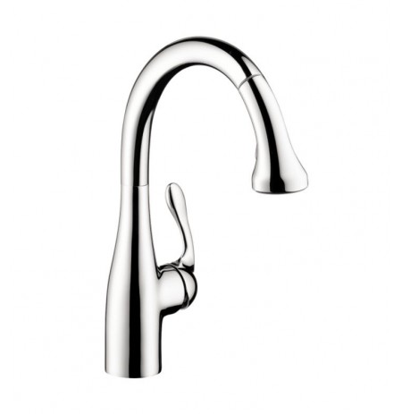 Hansgrohe 04066 Allegro E Gourmet 2-Spray HighArc Pull-Down Kitchen Faucet