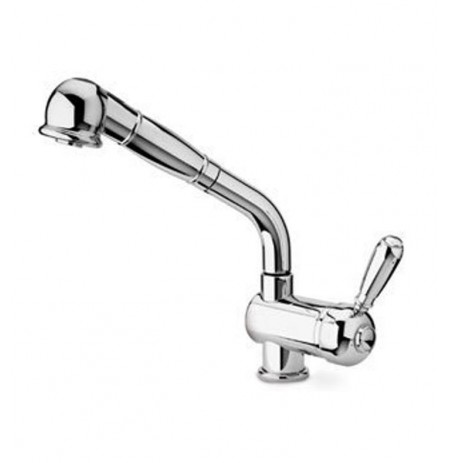 LaToscana 64566ANT Old Fashion Kitchen Faucet with Pull Out Spout