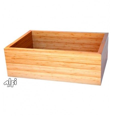 ALFI Brand AB3021 Single Bowl Bamboo Kitchen Farm Sink