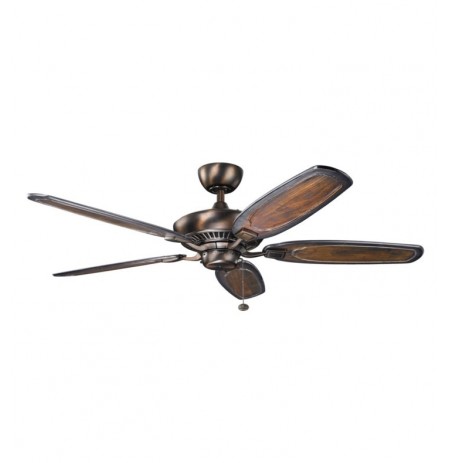 Kichler 300117OBB Canfield 52" Indoor Ceiling Fan with Blades and Downrod