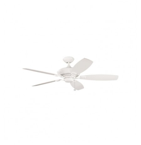 Kichler 300117SNW Canfield 52" Indoor Ceiling Fan with Blades and Downrod