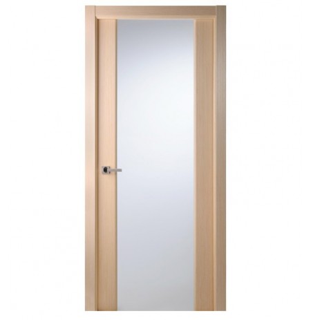 Arazzinni G202-BO Grand 202 Interior Door in a Bleached Oak Finish with Frosted Glass