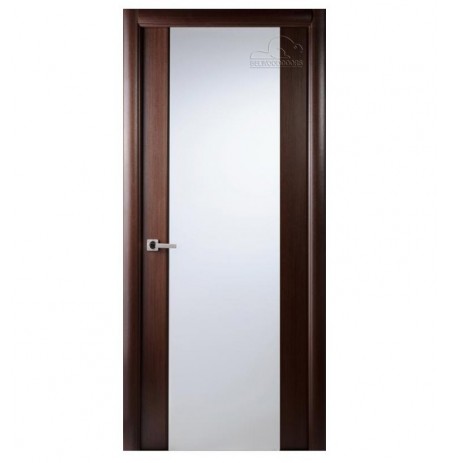 Arazzinni G202-W Grand 202 Interior Door in a Wenge Finish with Frosted Glass