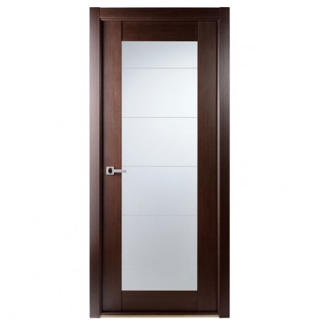 Arazzinni M209-W Maximum 209 Interior Door in a Wenge Finish with Frosted Glass