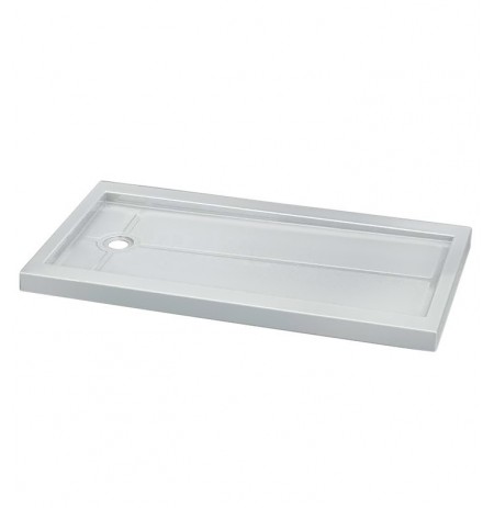 Fleurco ABF3260 Quad In Line Acrylic Rectangular Shower Base with Side Drain