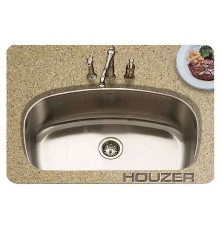 Houzer MB-3300-1 Undermount Single Basin Kitchen Sink