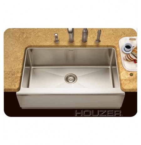 Houzer EPG-3300 Farm House Undermount Single Basin Kitchen Sink