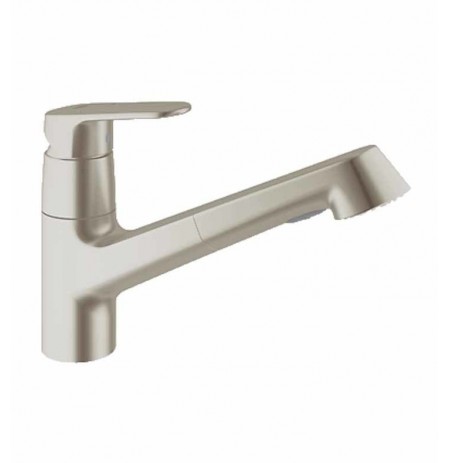Grohe 32946DC2 Europlus Dual Spray Pull-Out Faucet in Super Steel