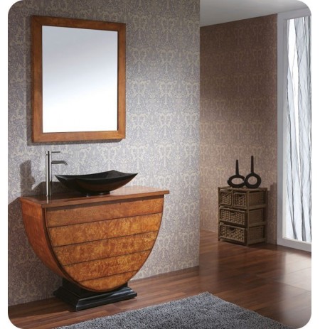 Avanity LEGACY-V40-BU Legacy 40" Golden Burl Modern Bathroom Vanity