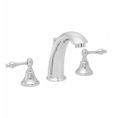 California Faucets 2102-ML Builders 21 Series High Spout Widespread Faucet with Metal Lever Handles