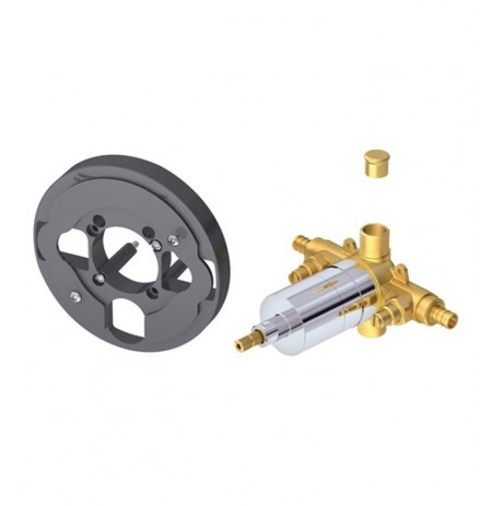 Danze D112510T Single Control Pressure Balance Mixing Valve with Screwdriver Stops in Rough Brass