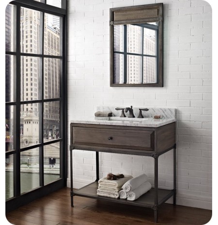 Fairmont Designs 1401-VH36 Toledo 36" Open Shelf Modern Bathroom Vanity