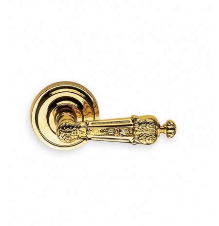 Omnia 231 Customizable Ornate Lever Latchset with Handle