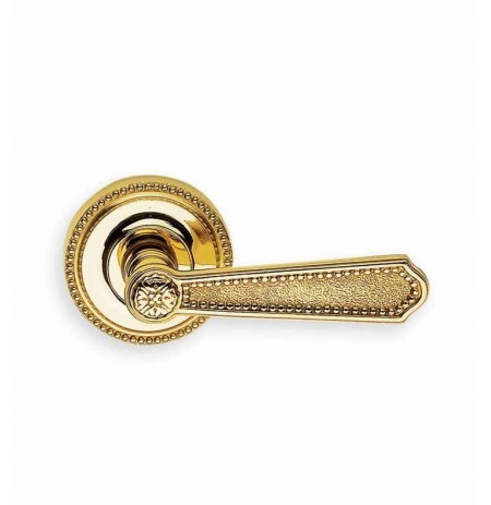 Omnia 235 Customizable Ornate Lever Latchset with Handle