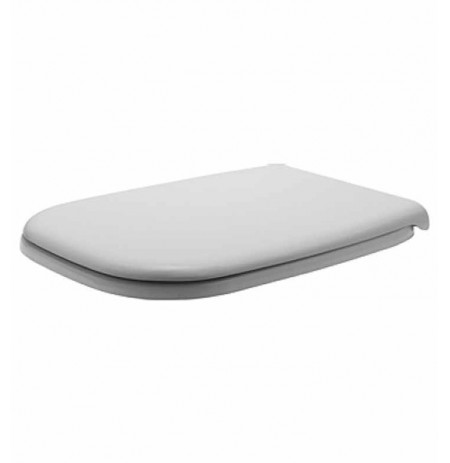 Duravit 0067310000 D-Code Plastic Specialty Toilet Seat and Cover in White Alpin Finish