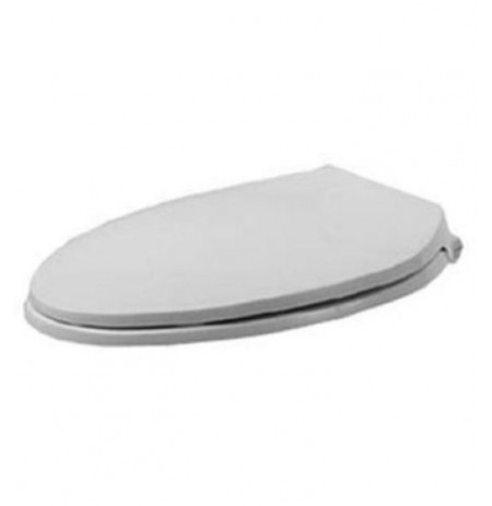 Duravit 0066790000 Metro Plastic Elongated Toilet Seat and Cover in White Alpin Finish