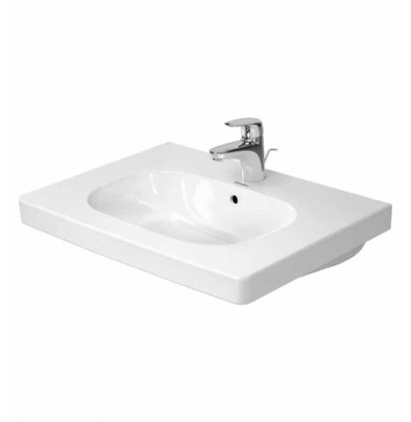Duravit 03426500 D-Code 25 5/8 inch Porcelain Bathroom Sink