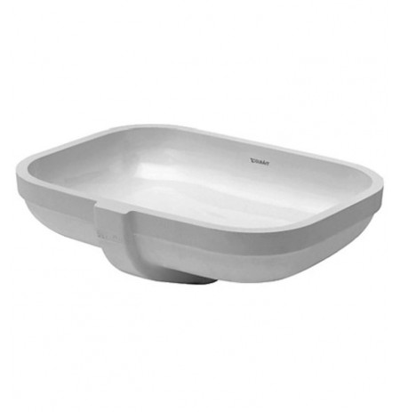 Duravit 0457480000 Happy D Undermount Porcelain Bathroom Sink