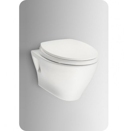 TOTO CT418F Aquia® Wall-Hung Dual-Flush Toilet, 1.6GPF & 0.9GPF TOTO CT418F Aquia® Wall-Hung Dual-Flush Toilet, 1.6GPF & 0.9GPF