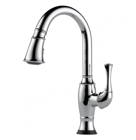 Brizo 64003LF Talo Single Handle Pull-Down Kitchen Faucet with Smarttouch Technology