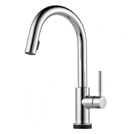 Brizo 64020LF Solna Single Handle Single Hole Pull-Down Kitchen Faucet with Smarttouch Technology