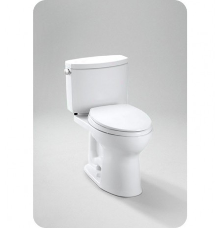 TOTO CST454CEFG Drake II Two Piece Toilet, 1.28 GPF SanaGloss®