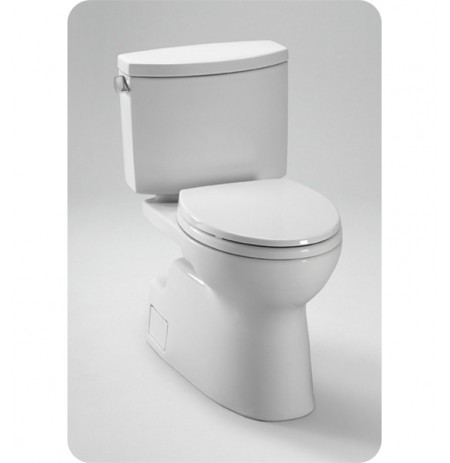 TOTO CST474CEFG Vespin® II Two Piece High Efficiency Toilet, with SanaGloss, 1.28GPF