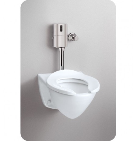 TOTO CT708EG Commercial Flushometer High Efficiency Toilet - 1.28 GPF, Top Inlet Spud
