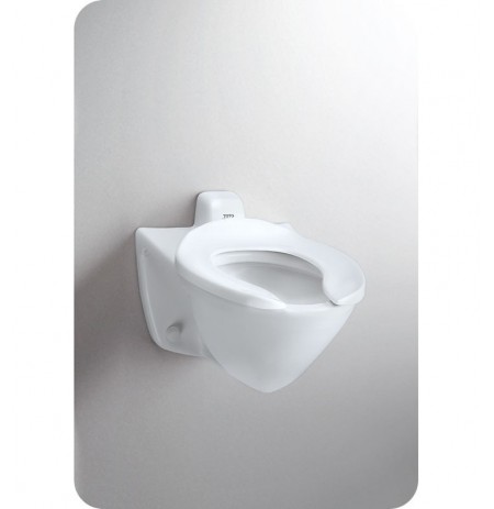 TOTO CT708EVG Commercial Flushometer High Efficiency Toilet - 1.28 GPF, Back Inlet Spud with CEFIONTECT Glaze Color