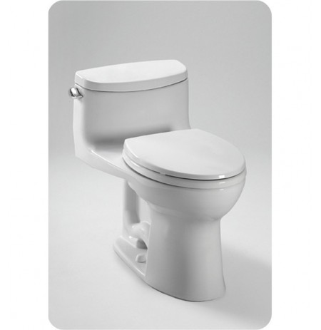 TOTO MS634114CEFG Supreme® II One-Piece High-Efficiency Toilet, with SanaGloss, 1.28GPF