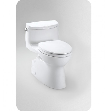TOTO MS644114CEFG Carolina® II One-Piece High-Efficiency Toilet, with SanaGloss, 1.28GPF