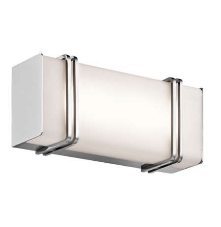 Kichler 45836CHLED Impello 12" Linear LED Bath Light in Chrome