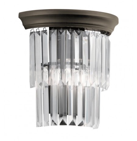 Kichler 43749OZ Emile 1 Light Wall Sconce in Olde Bronze