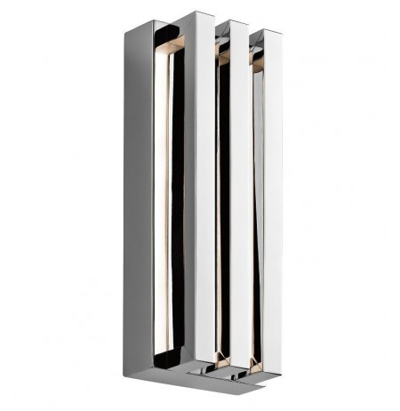 Elan Lighting 83614 Iden LED Sconce in Chrome Finish with Etched Acrylic Diffuser