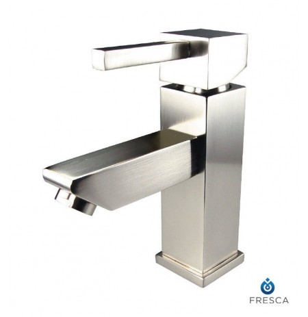 Fresca FFT1030BN Versa Single Hole Bathroom Faucet in Brushed Nickel