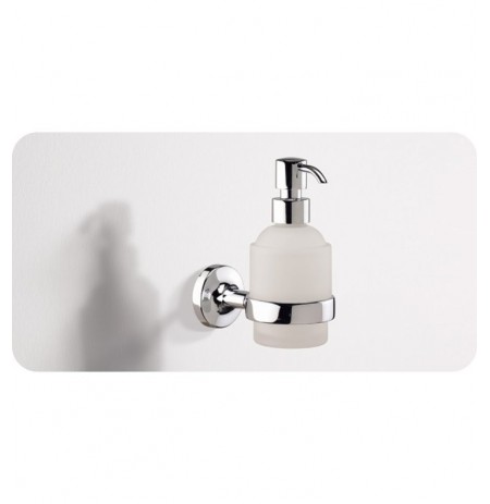 SONIA 53610026 E-PLUS Soap Dispenser in Glass/Chrome