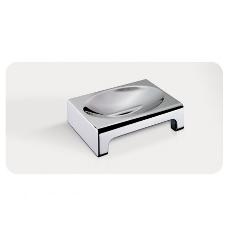 SONIA 5119ME26 Nakar Soap Dish Counter Top in Chrome
