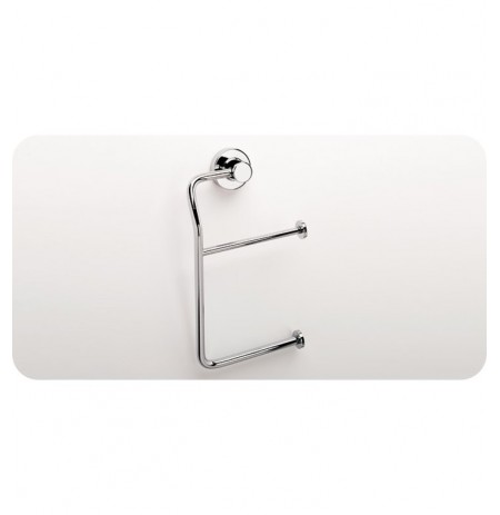 SONIA 48290026 Tecno Project Double Toilet Paper Holder in Chrome