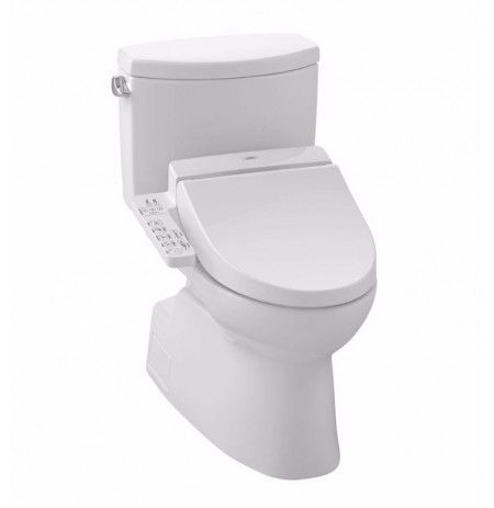 TOTO MW4742034CEFG01 Vespin® II Connect+™ C100 Two-Piece Toilet - 1.28 GPF in Cotton with Washlet