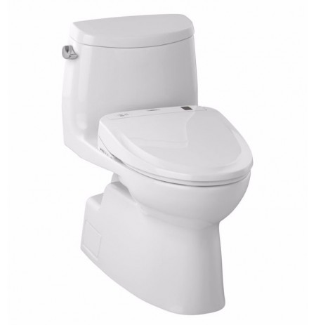 TOTO MW614584CEFG01 Carlyle® II Connect+™ S350e One-Piece Toilet - 1.28 GPF in Cotton with Washlet