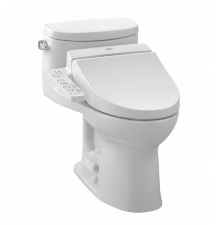 TOTO MW6342034CEFG01 Supreme® II Connect+™ C100 One-Piece Toilet - 1.28 GPF in Cotton with Washlet