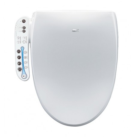 BioBidet A7 Luxury Class AURA Bidet Elongated Toilet Seat in White